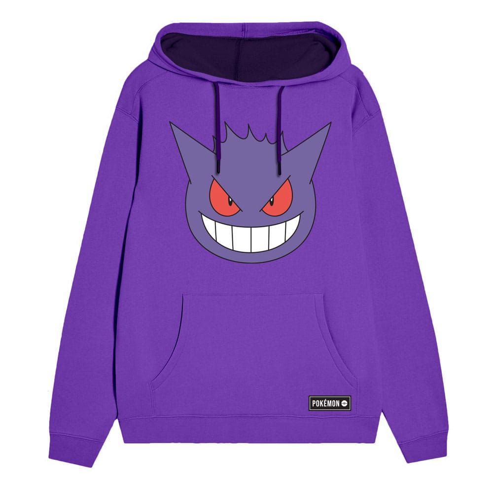 Pokemon Hooded Sweater Gengar Face Size M Heroes Inc