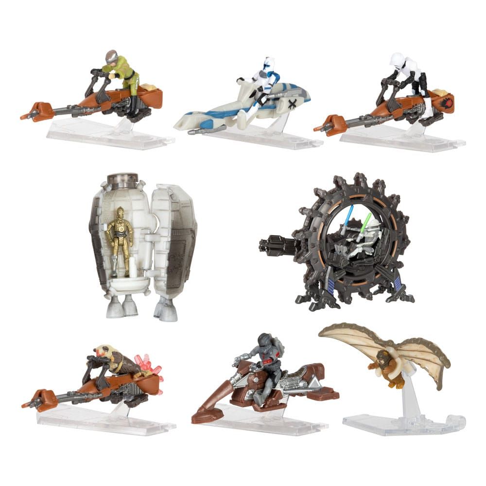 Star Wars Micro Galaxy Squadron Vehicles with Figures Scout Class 5 cm Assortment (12) Jazwares