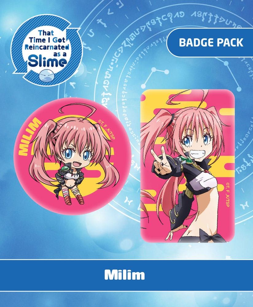 That Time I Got Reincarnated as a Slime Pin Badges 2-Pack Milim POPbuddies