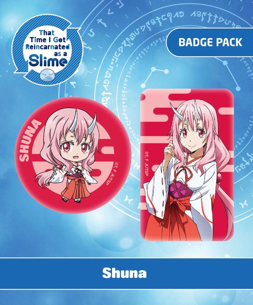 That Time I Got Reincarnated as a Slime Pin Badges 2-Pack Shuna POPbuddies