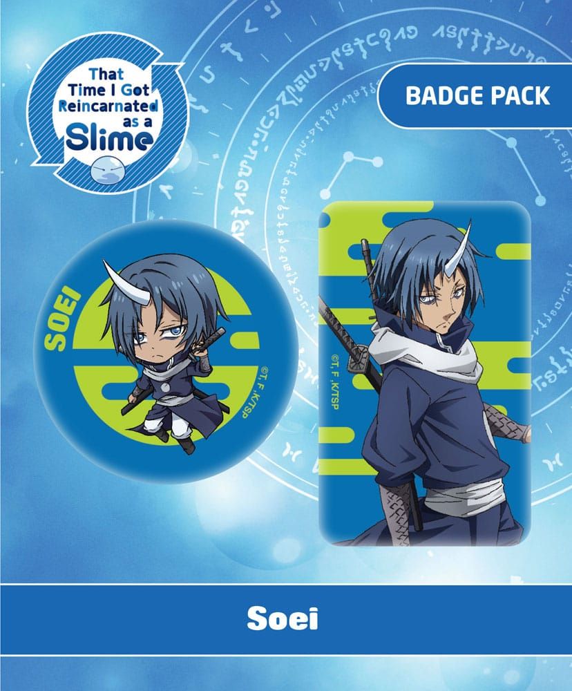 That Time I Got Reincarnated as a Slime Pin Badges 2-Pack Soei POPbuddies