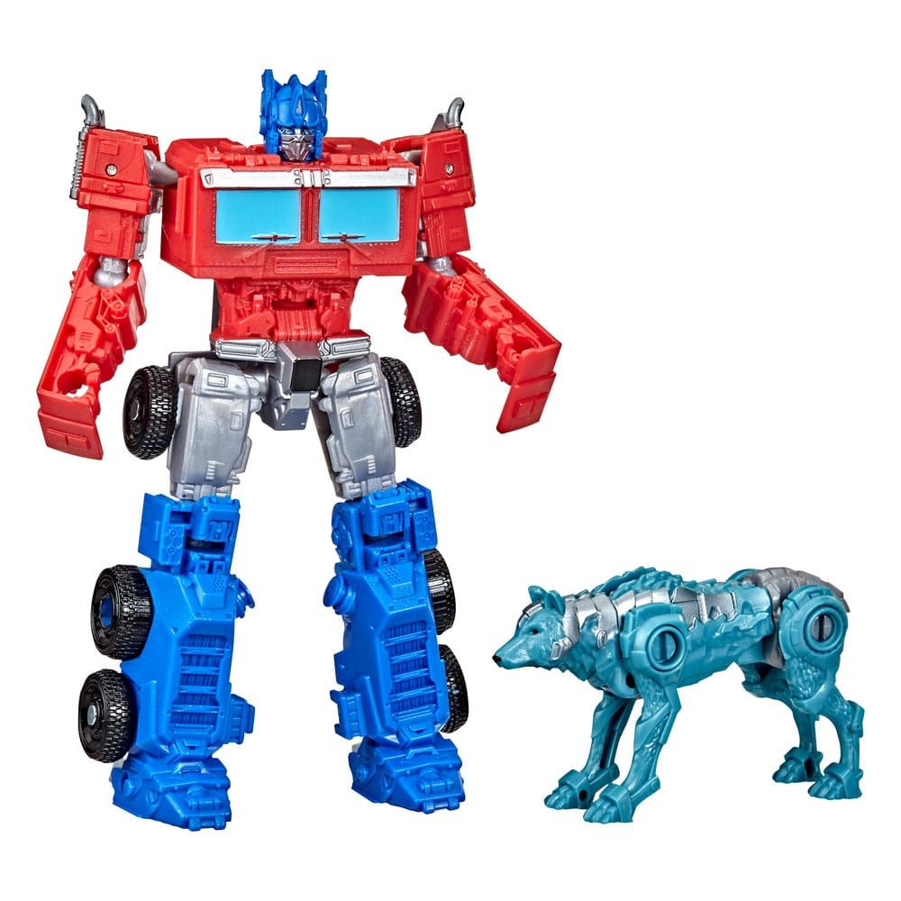 Transformers: Rise of the Beasts Beast Alliance Weaponizer Action Figure 2-Pack Optimus Prime & Chainclaw 13 cm Hasbro