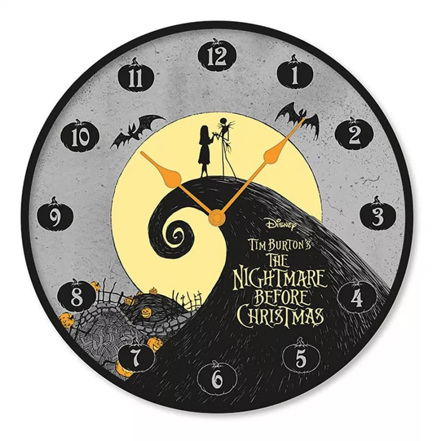 Nightmare Before Christmas Wall Clock Jack & Sally Pyramid International