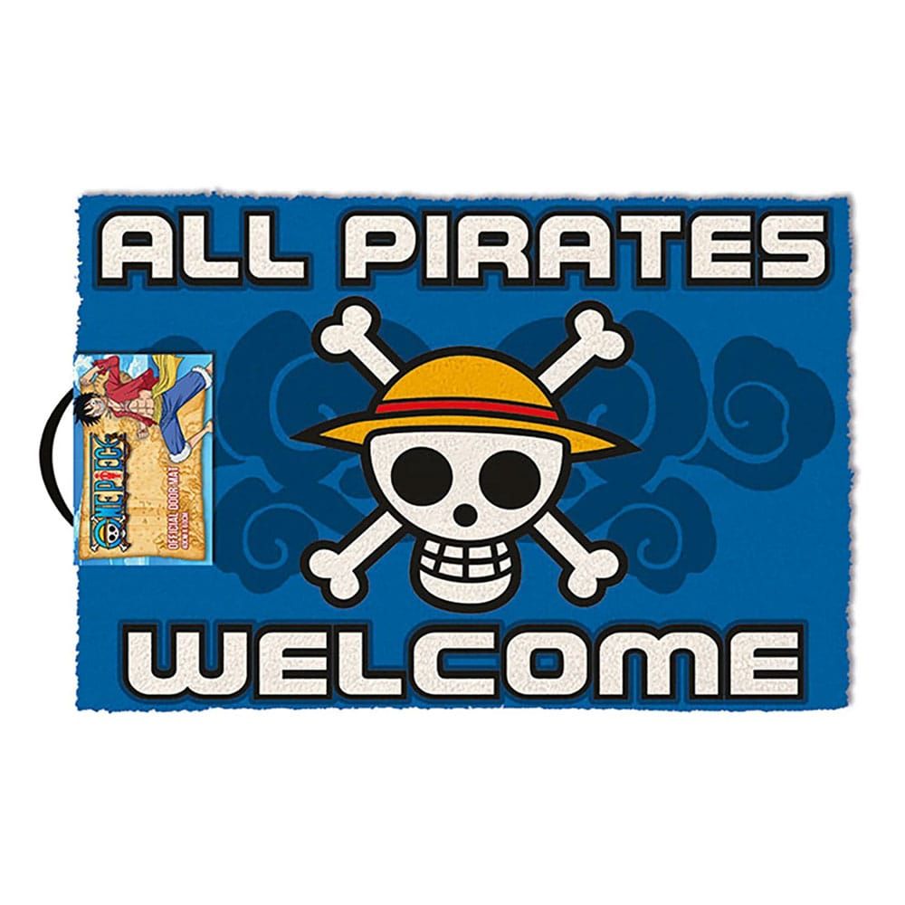 One Piece Doormat All Pirates Welcome 60 x 40 cm Pyramid International