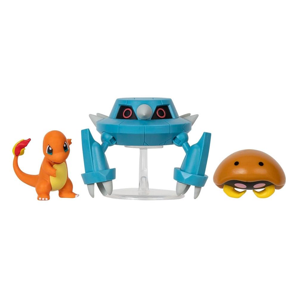Pokémon Battle Figure Set Figure 3-Pack Kabuto, Charmander, Metang Jazwares