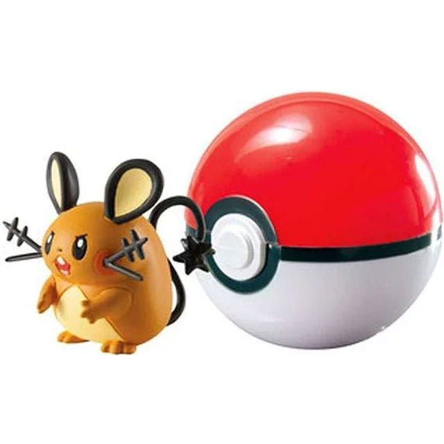 Pokémon Clip'n'Go Poké Balls Dedenne & Poké Ball Jazwares
