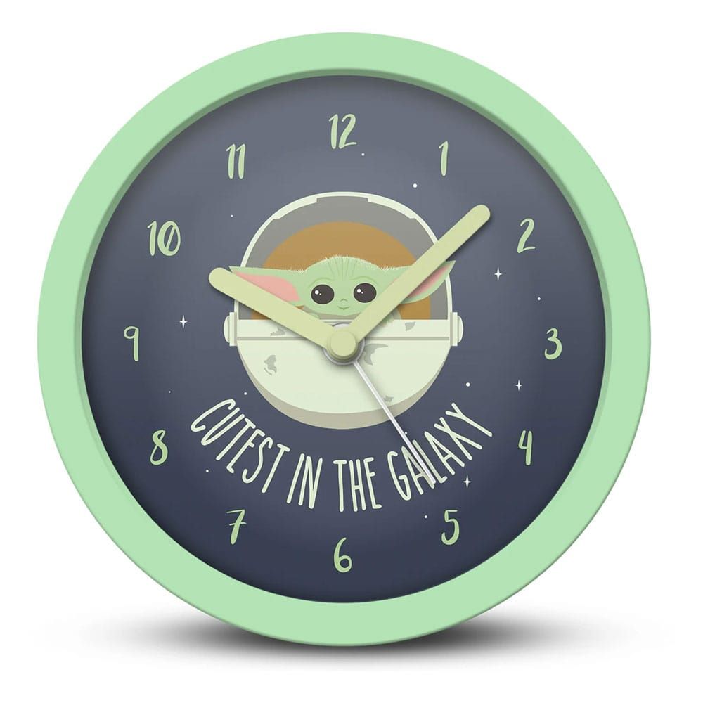 Star Wars: The Mandalorian Desk Clock Cutest in the Galaxy Pyramid International
