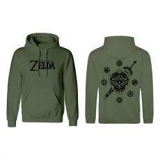 The Legend of Zelda Hooded Sweater Logo And Shield Size M