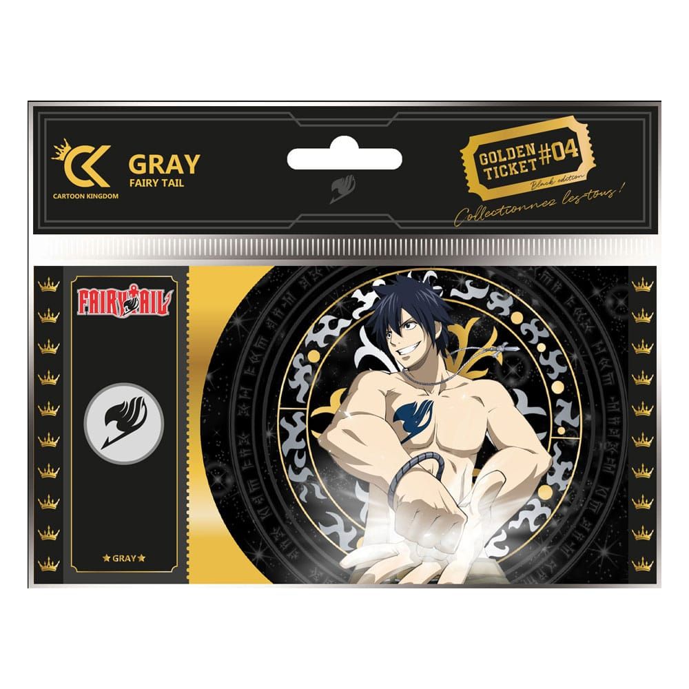 Fairy Tail Golden Ticket Black Edition #04 Gray Case (10) Cartoon Kingdom