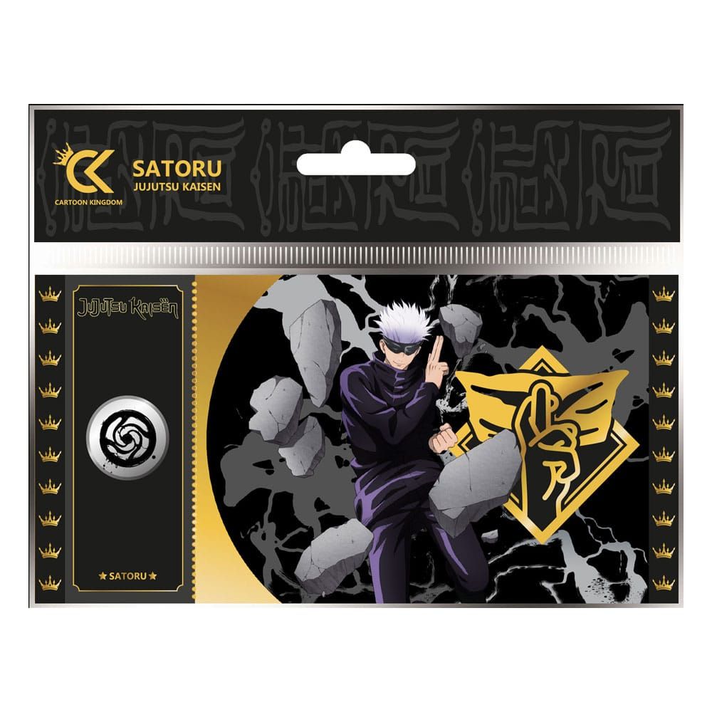 Jujutsu Kaisen Golden Ticket Black Edition #04 Satoru Case (10) Cartoon Kingdom