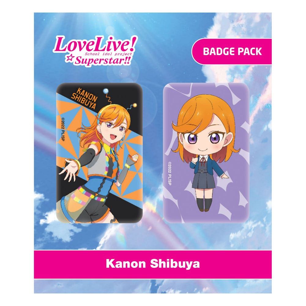 Love Live! Pin Badges 2-Pack Kanon Shibuya POPbuddies