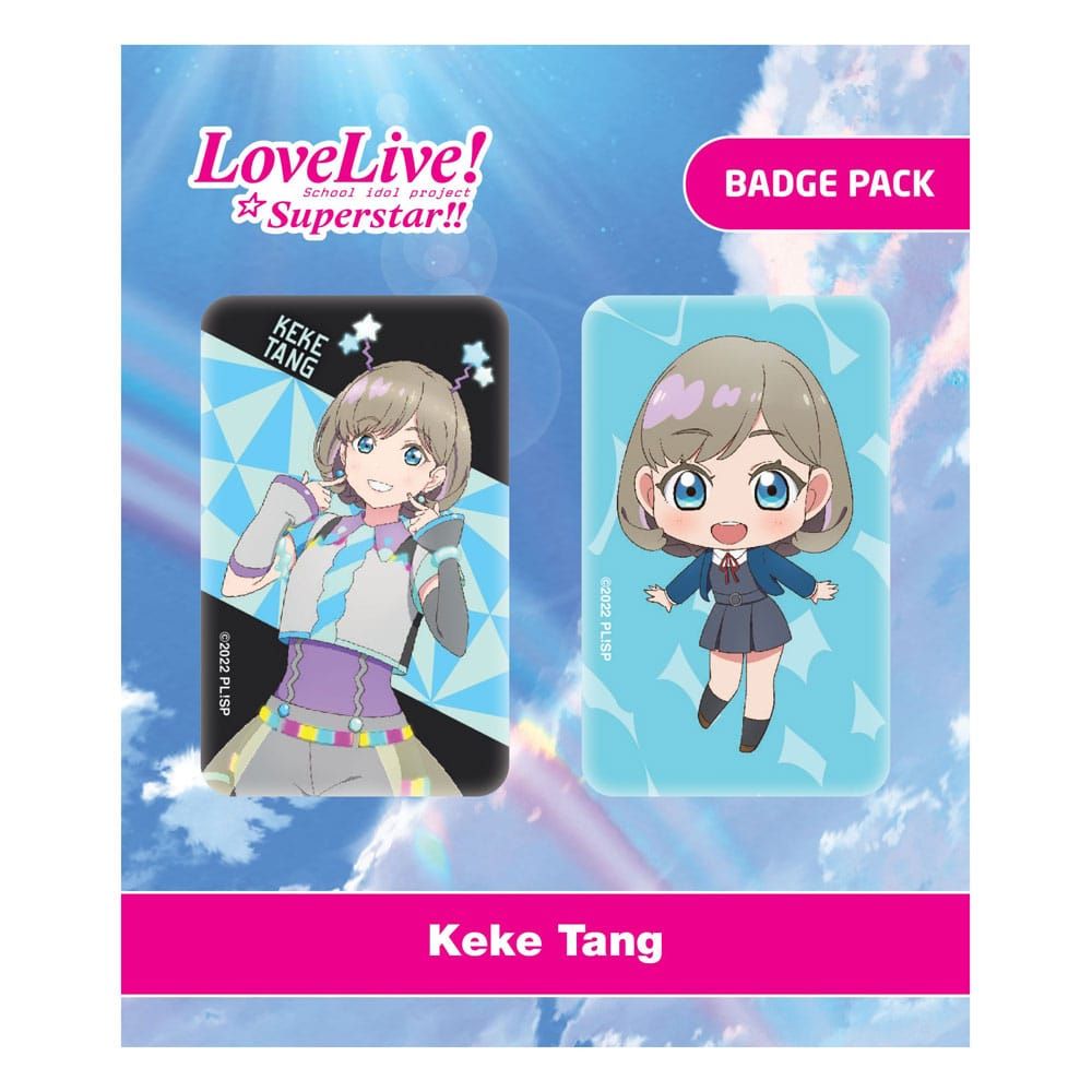 Love Live! Pin Badges 2-Pack Keke Tang POPbuddies