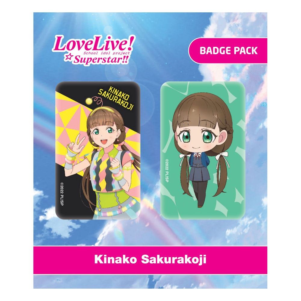 Love Live! Pin Badges 2-Pack Kinako Sakurakoji POPbuddies
