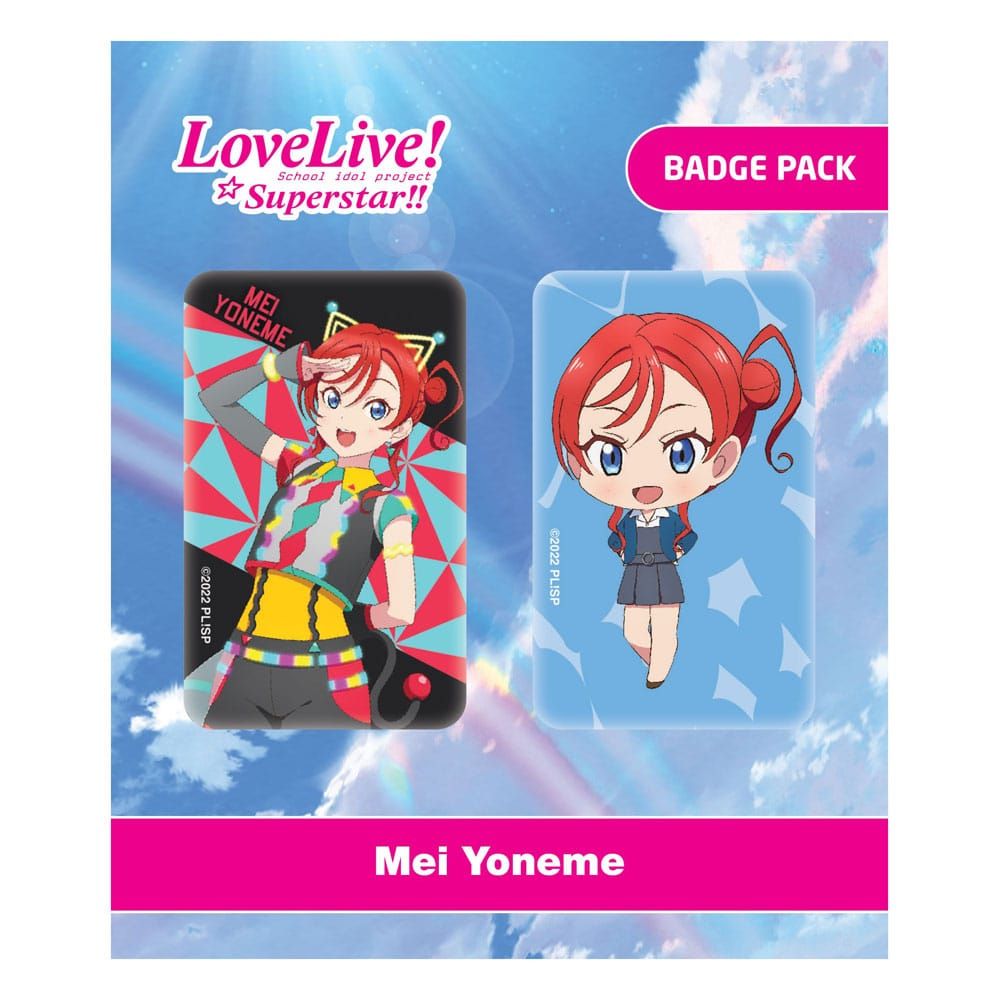 Love Live! Pin Badges 2-Pack Mei Yoneme POPbuddies