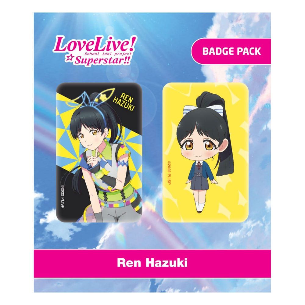 Love Live! Pin Badges 2-Pack Ren Hazuki POPbuddies