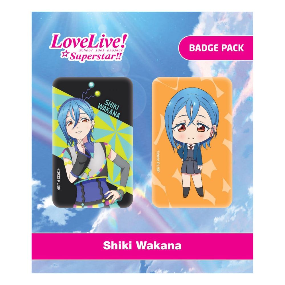 Love Live! Pin Badges 2-Pack Shiki Wakana POPbuddies