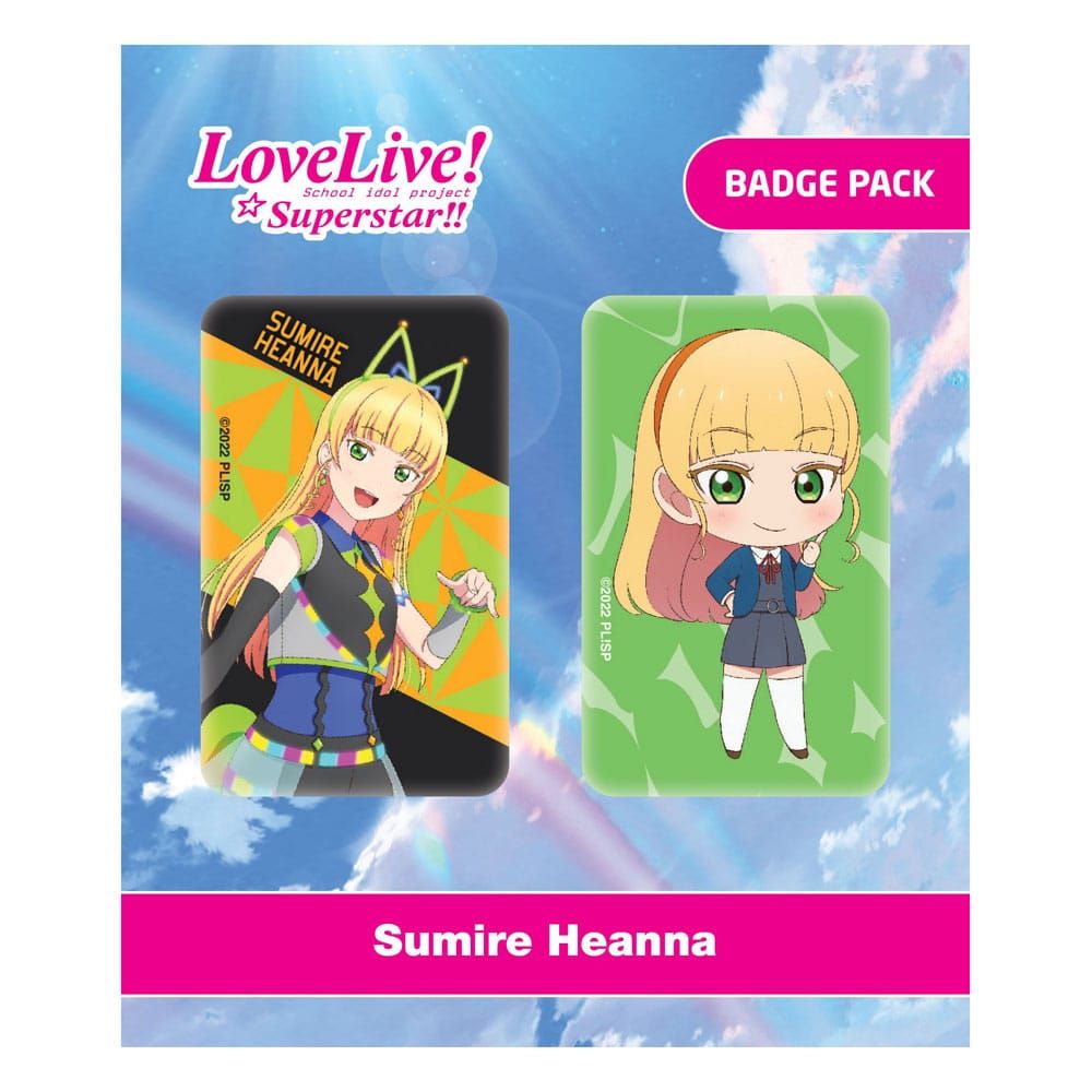 Love Live! Pin Badges 2-Pack Sumire Heanna POPbuddies