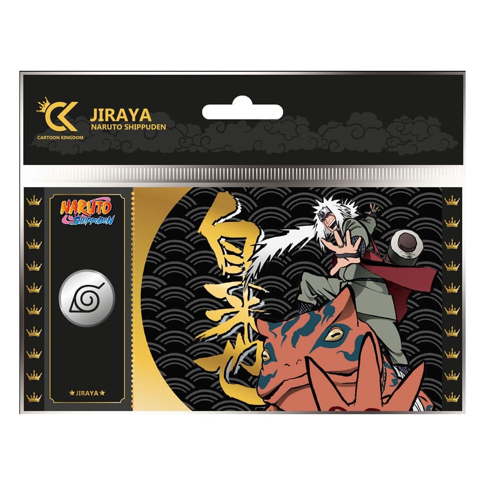 Naruto Shippuden Golden Ticket Black Edition #04 Jiraya Case (10) Cartoon Kingdom