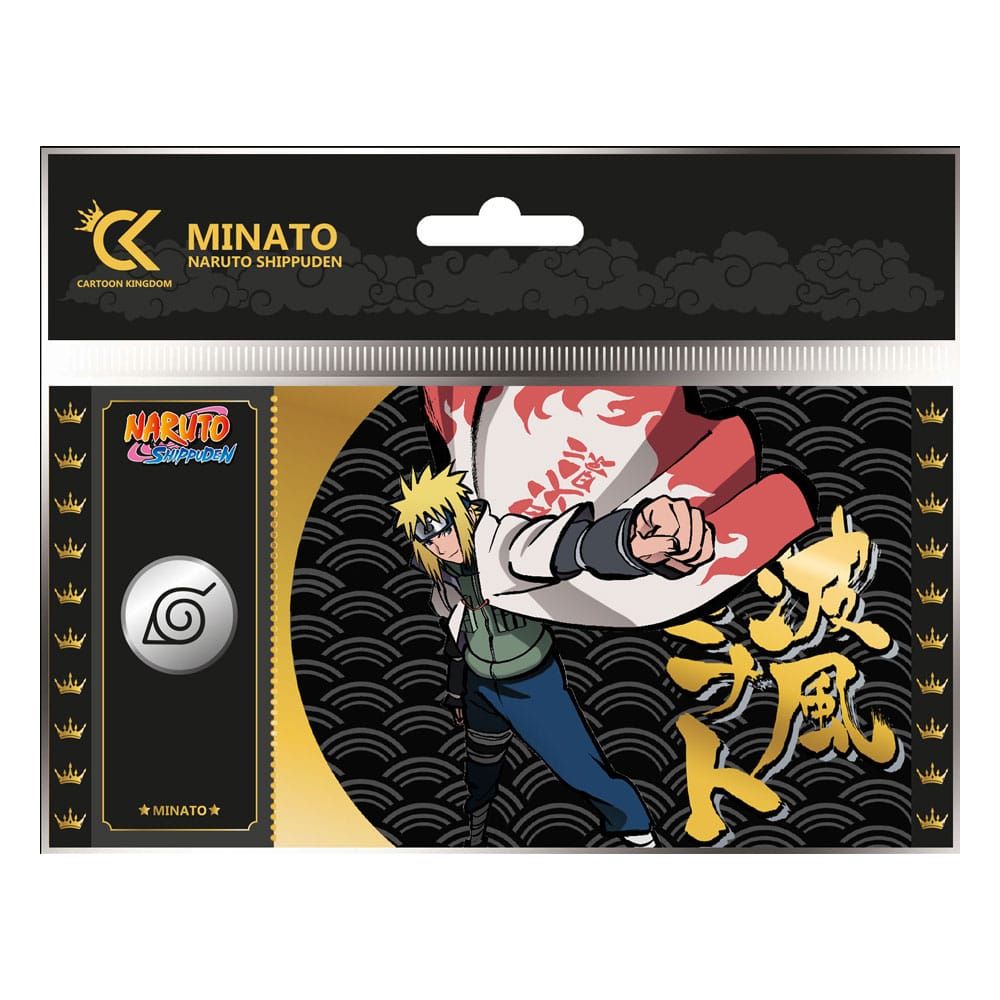 Naruto Shippuden Golden Ticket Black Edition #05 Minato Case (10) Cartoon Kingdom