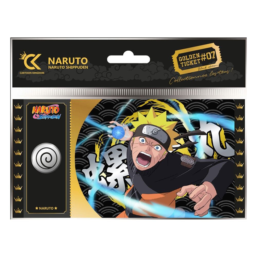 Naruto Shippuden Golden Ticket Black Edition #07 Naruto Case (10) Cartoon Kingdom