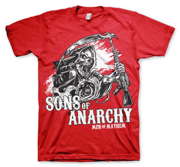 Sons of Anarchy lady t-shirt SOA AK Reaper M Hybris