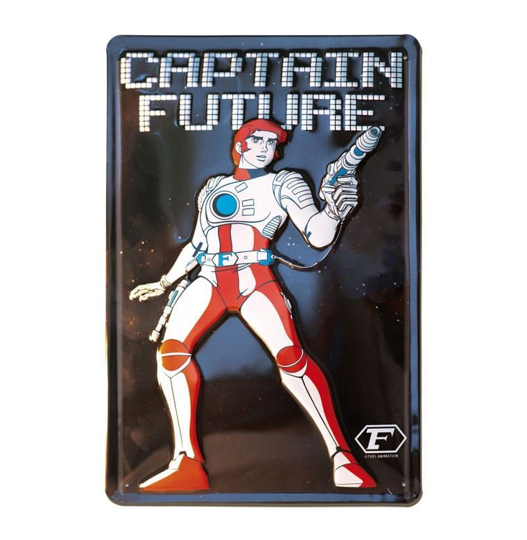 Captain Future Tin Sign 20 x 30 cm Logoshirt