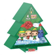 Elf Pocket POP! Vinyl Figure 4-Pack Tree Holiday 4 cm