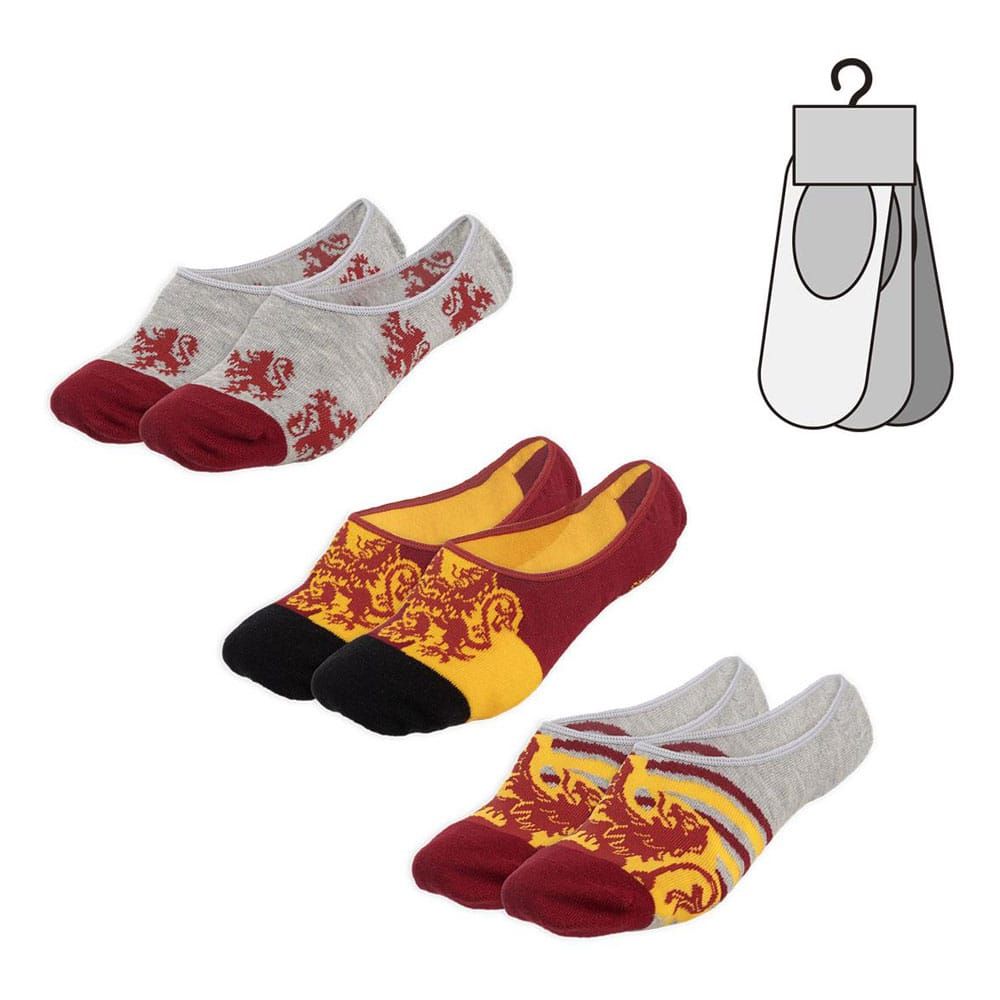 Harry Potter Ankle socks 3-packs Gryffindor Ver. 02 assortment (6) Cerdá