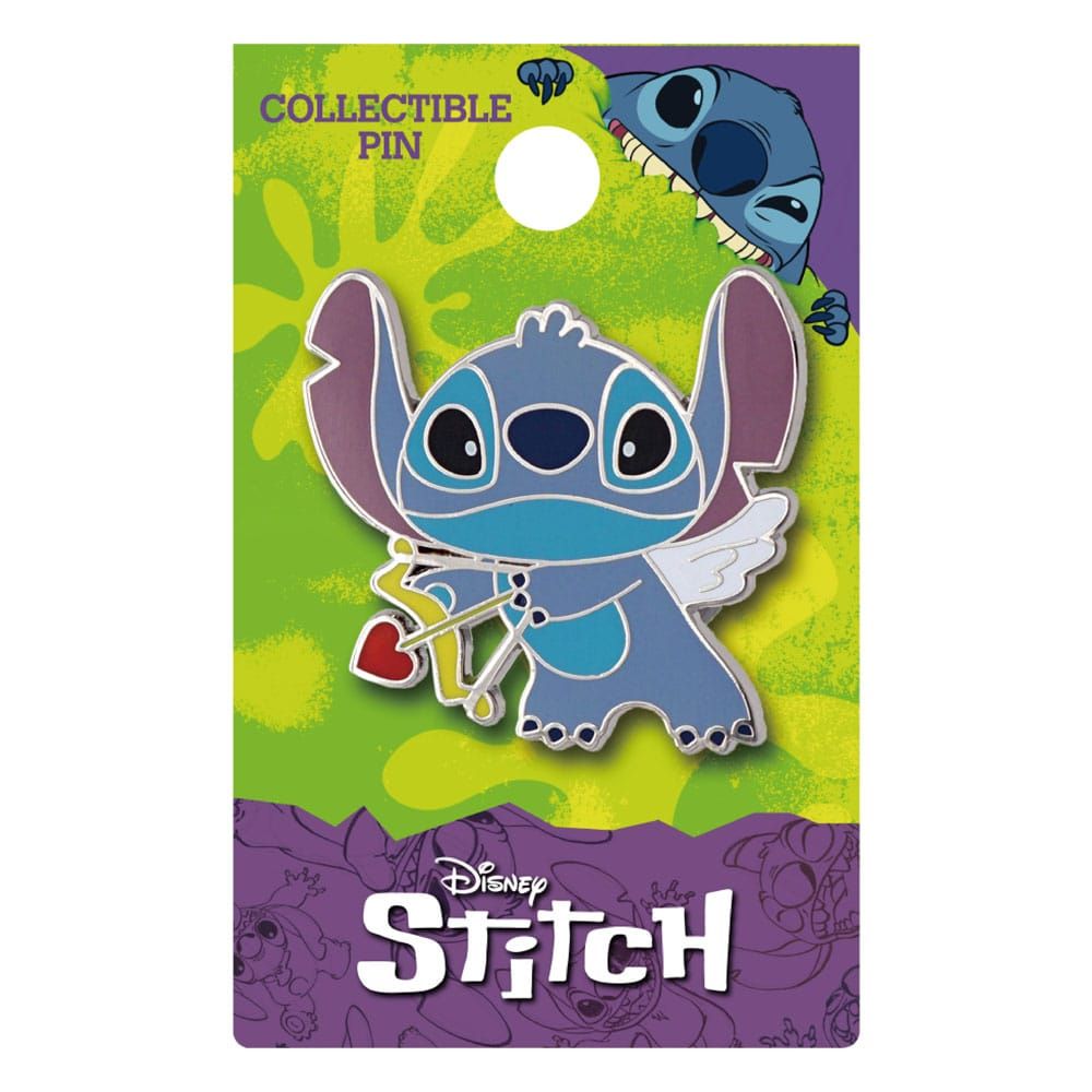 Lilo & Stitch Pin Badge Valentine's Stitch Monogram Int.