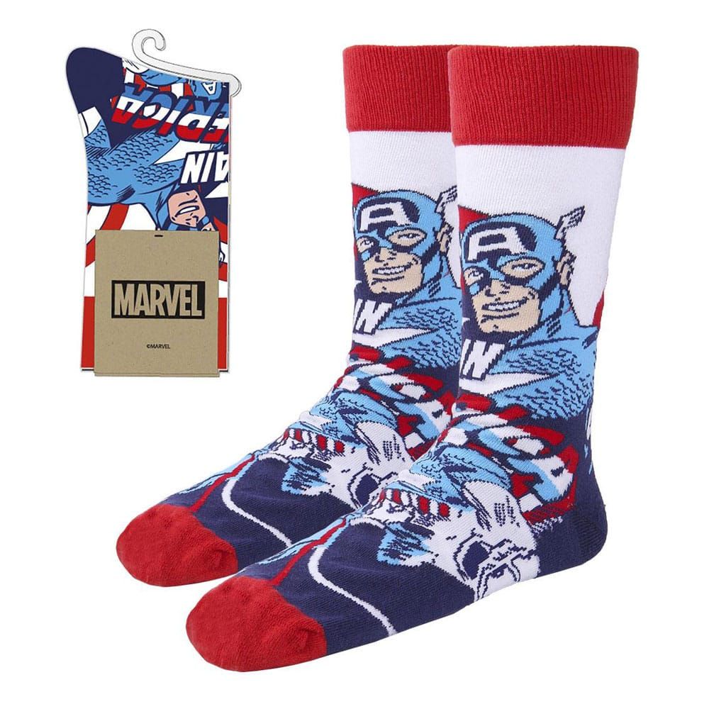 Marvel Socks Captain America Assortment (6) Cerdá