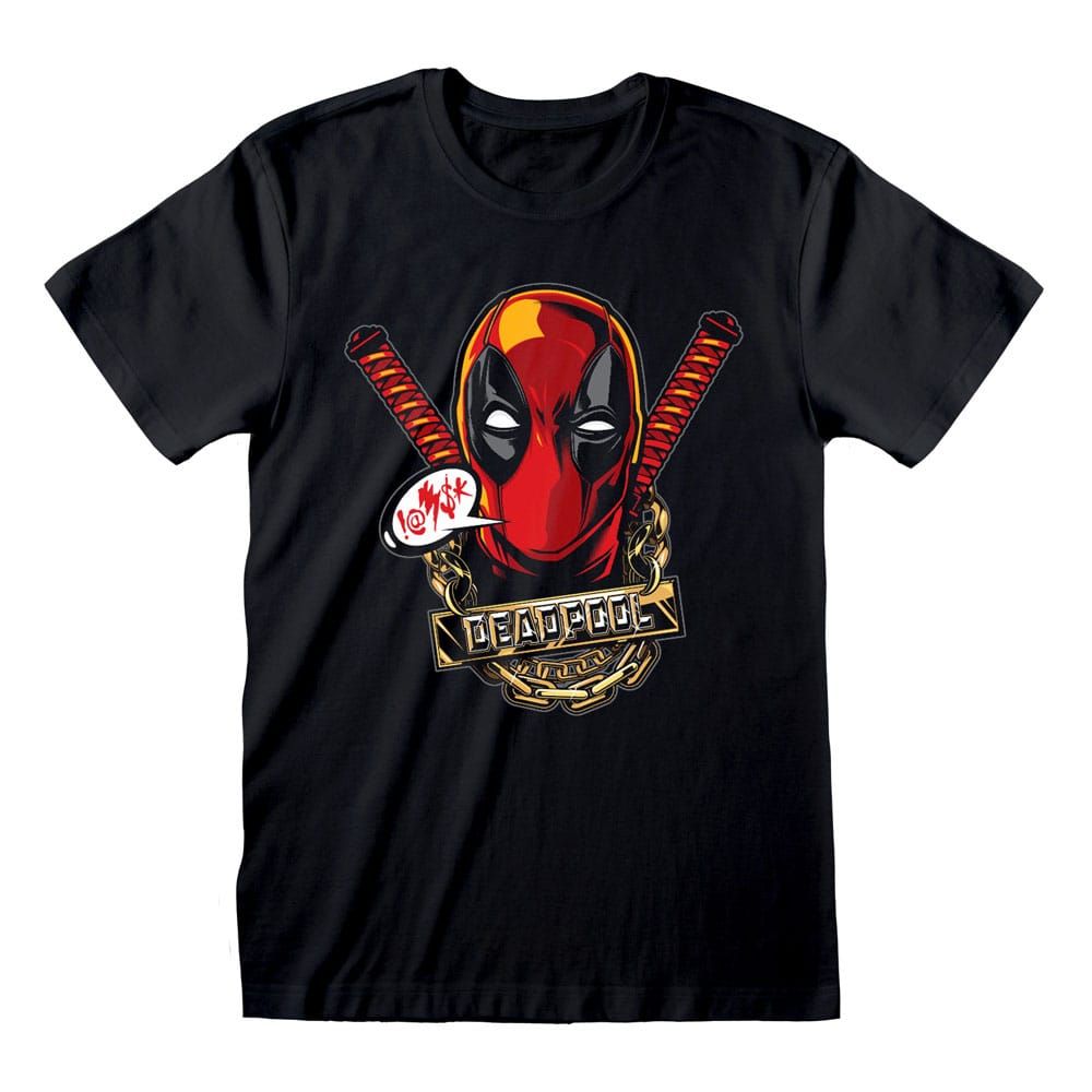 Marvel T-Shirt Deadpool Gangsta Size L Heroes Inc