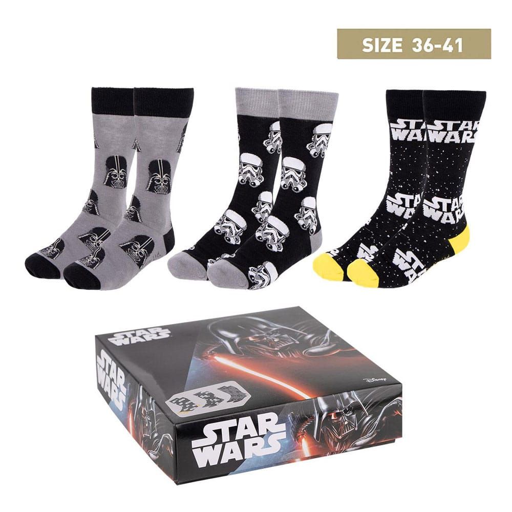 Star Wars Socks 3-Pack 35-41 Cerdá