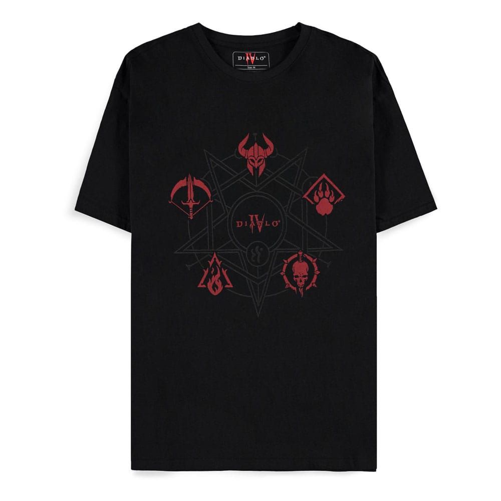 Diablo IV T-Shirt Class Icons Size L Difuzed