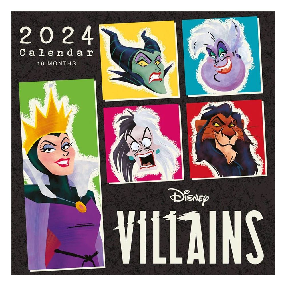 Disney Villains Calendar 2024 Once I was Alone Pyramid International