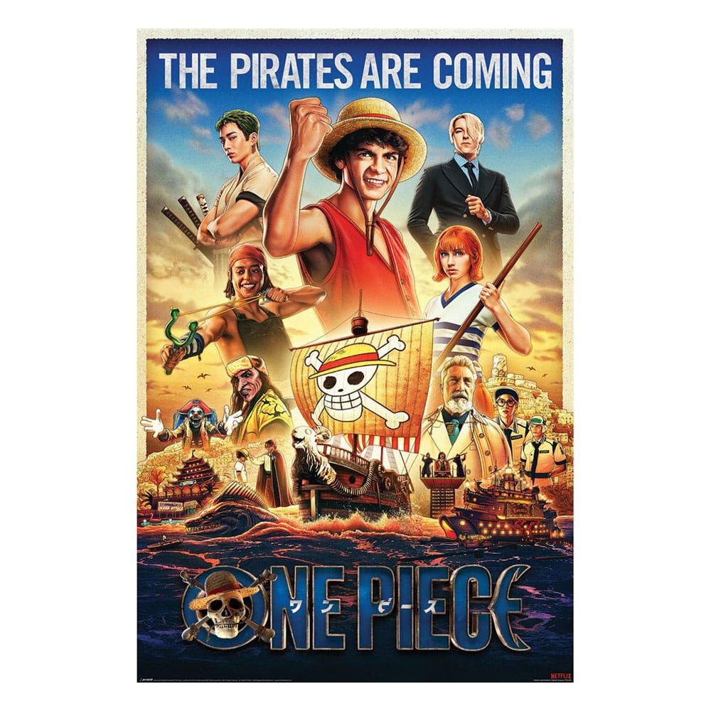 One Piece Poster Pack Pirates Incoming 61 x 91 cm (4) Pyramid International