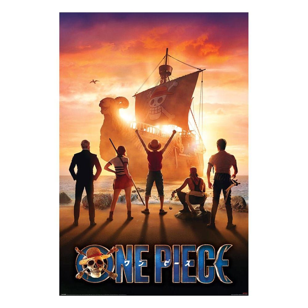 One Piece Poster Pack Set Sail 61 x 91 cm (4) Pyramid International