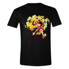 One Piece T-Shirt Luffy Attack Size L