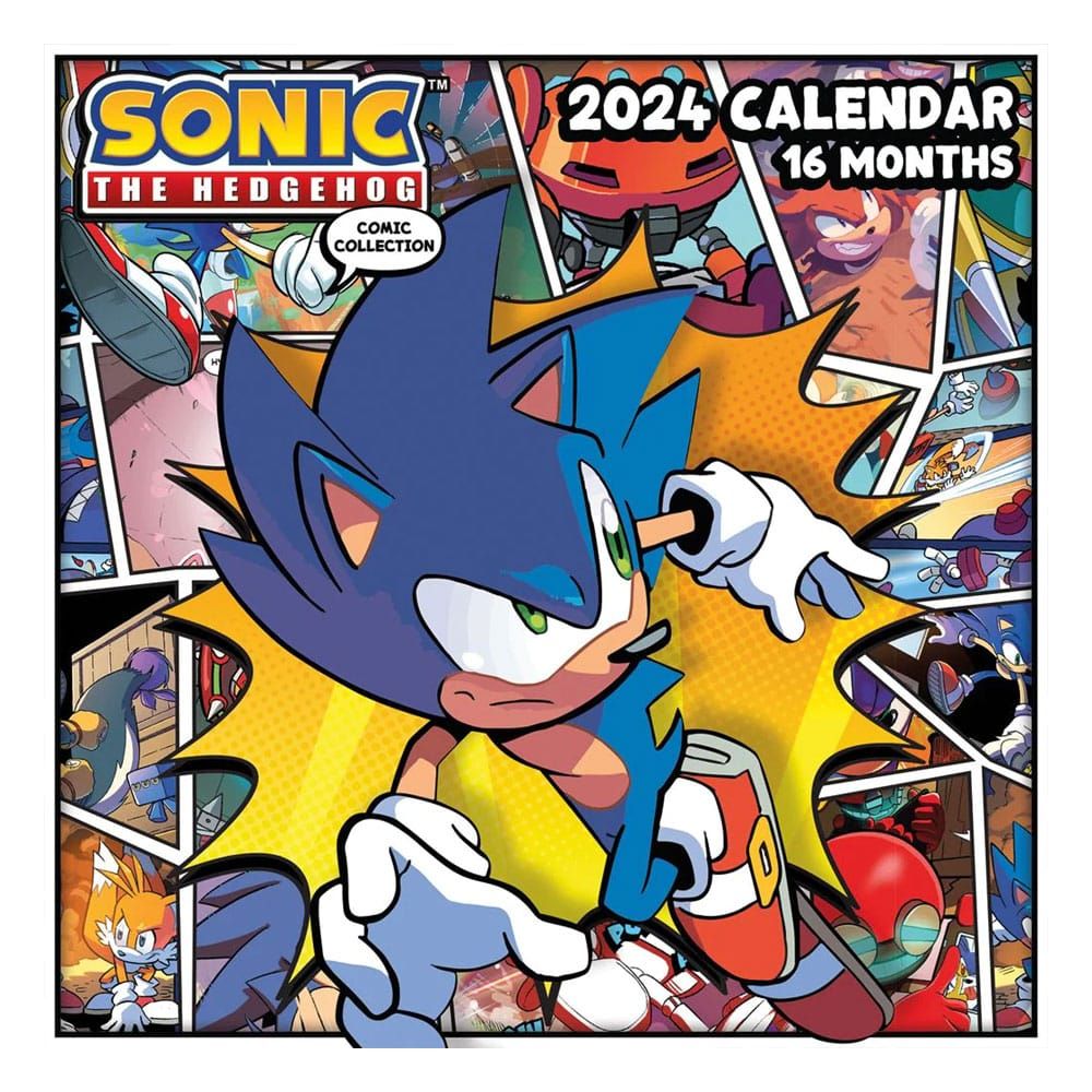 Sonic the Hedgehog Calendar 2024 Pyramid International