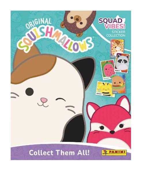 Squishmallows: Squad Vibes Sticker Collection Album *German Version* Panini