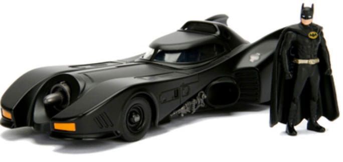 DC Comics Diecast Model 1/24 Batman 1989 Batmobile Jada Toys