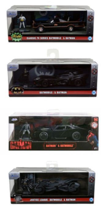 DC Comics Diecast Models 1/32 Batman Batmobile Assortment (6) Jada Toys