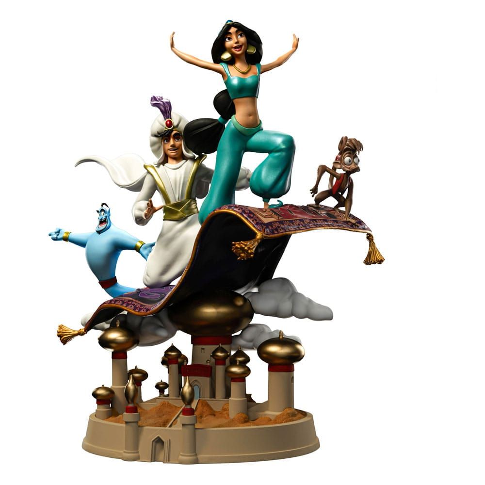 Disney Deluxe Art Scale Statue 1/10 Aladdin and Yasmine 30 cm Iron Studios