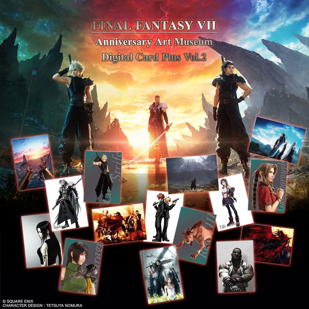 Final Fantasy VII TCG Anniversary Art Museum Digital Card Plus Vol. 2 Booster Display (20) *French Version* Square-Enix