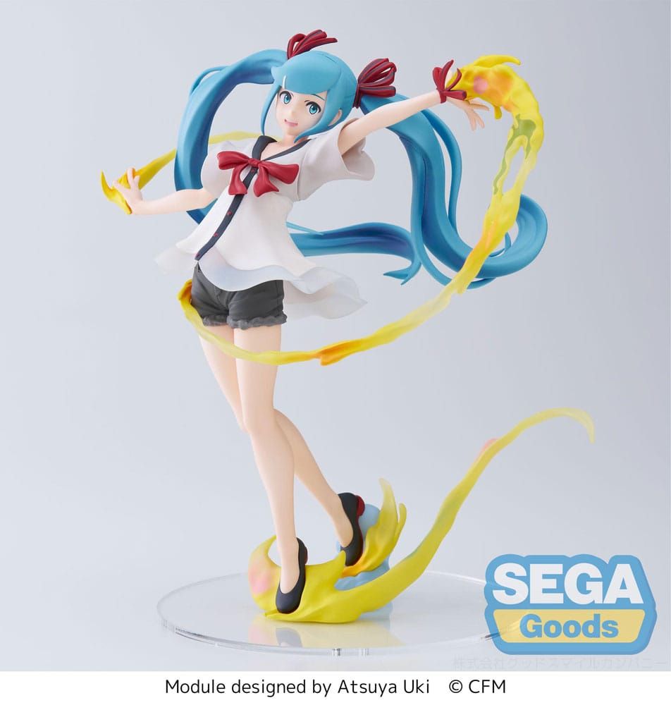 Hatsune Miku: Project DIVA MEGA 39's Figurizm Luminasta PVC Statue Hatsune Miku Shiny T.R. 22 cm Sega