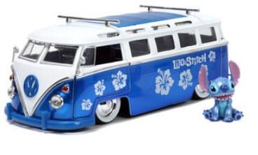 Lilo & Stitch Diecast Model 1/24 Stitch with Van Jada Toys