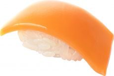 Sushi Plastic Model Kit 1/1 Salmon (re-run) 3 cm Syuto Seiko