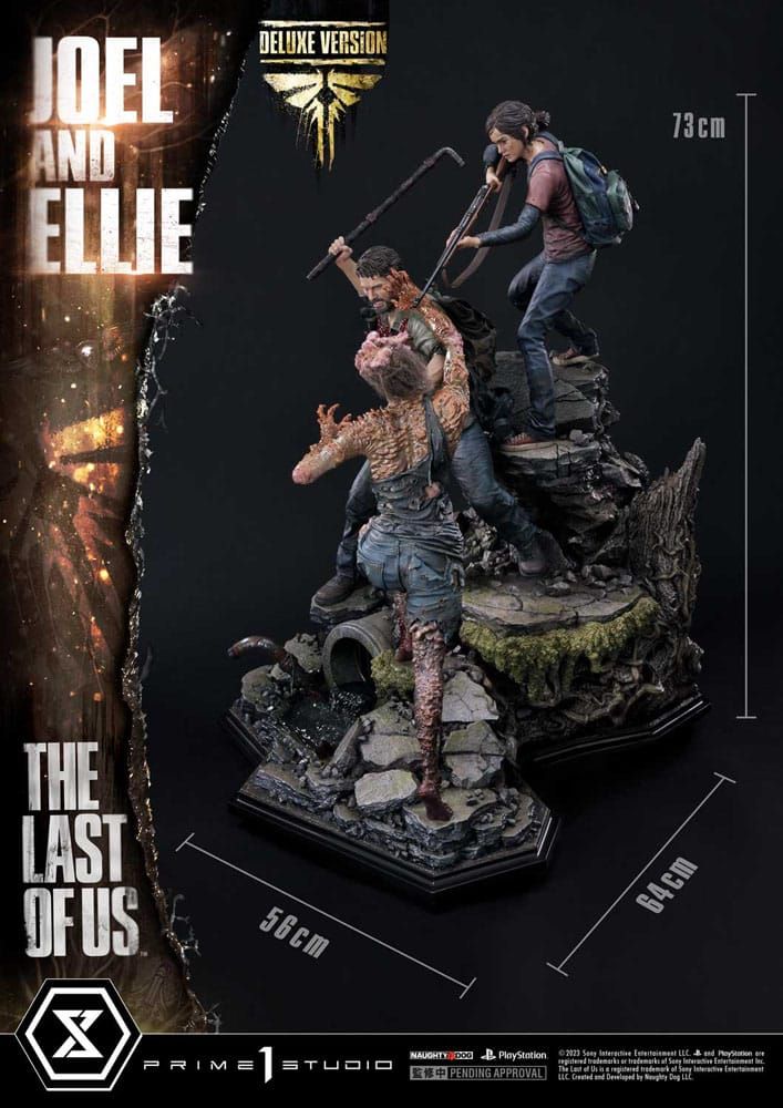 The Last of Us Part I Ultimate Premium Masterline Series Statue Joel & Ellie Deluxe Bonus Version (The Last of Us Part I) 73 cm Prime 1 Studio