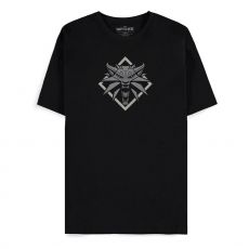 The Witcher T-Shirt Wolf Medallion Size L