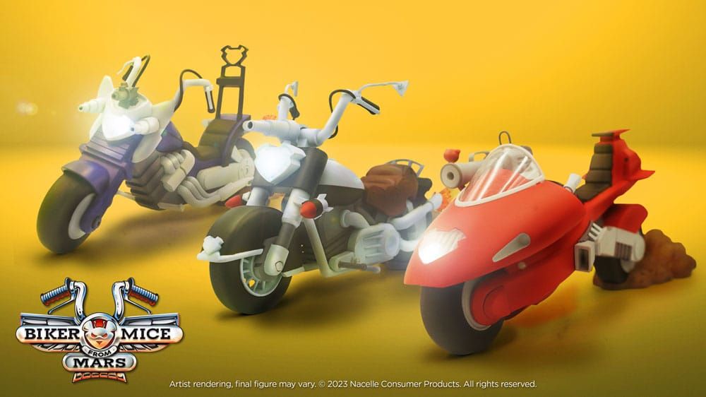 Biker Mice From Mars Vehicles 23 - 25 cm Assortment (6) Nacelle Consumer Products