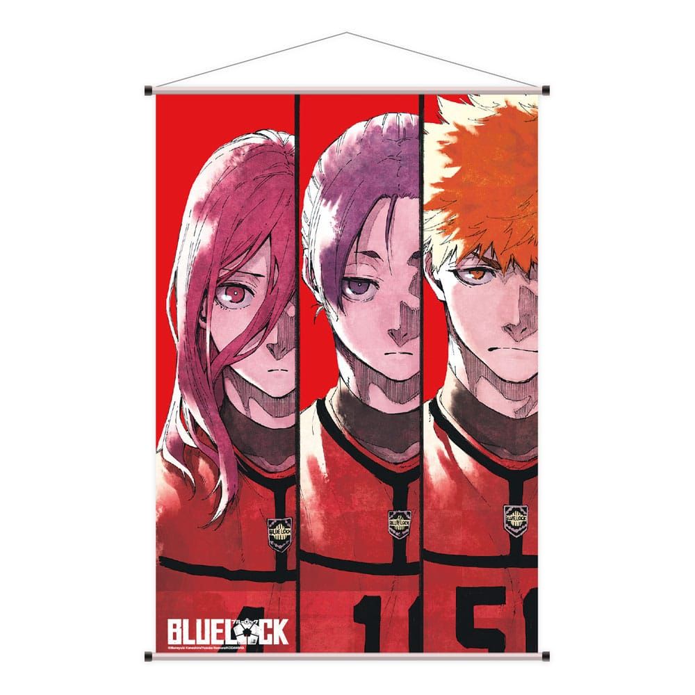 Blue Lock Wallscroll Team Red 60 x 90 cm Sakami Merchandise